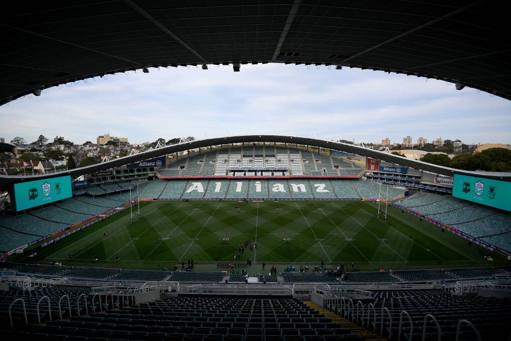 Early demolition works have started at Allianz Stadium. Photo: AAP