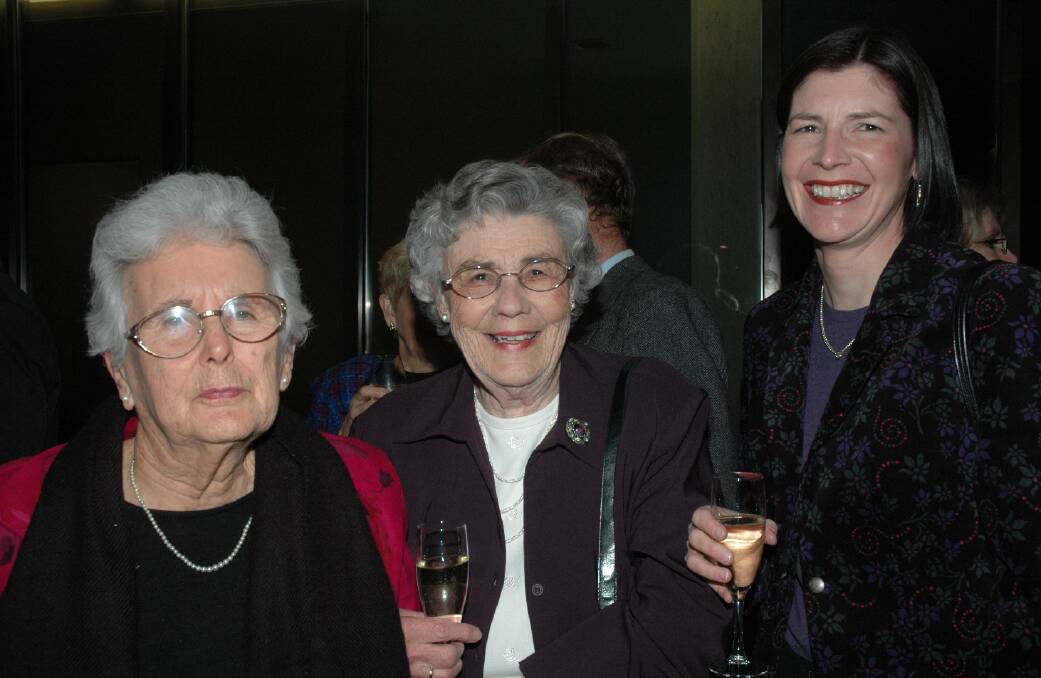 June Slocum, pictured in 2005, is now aged 94. She operated the Yarralumla pharmacy for many years.  Photo: Lyn Mills