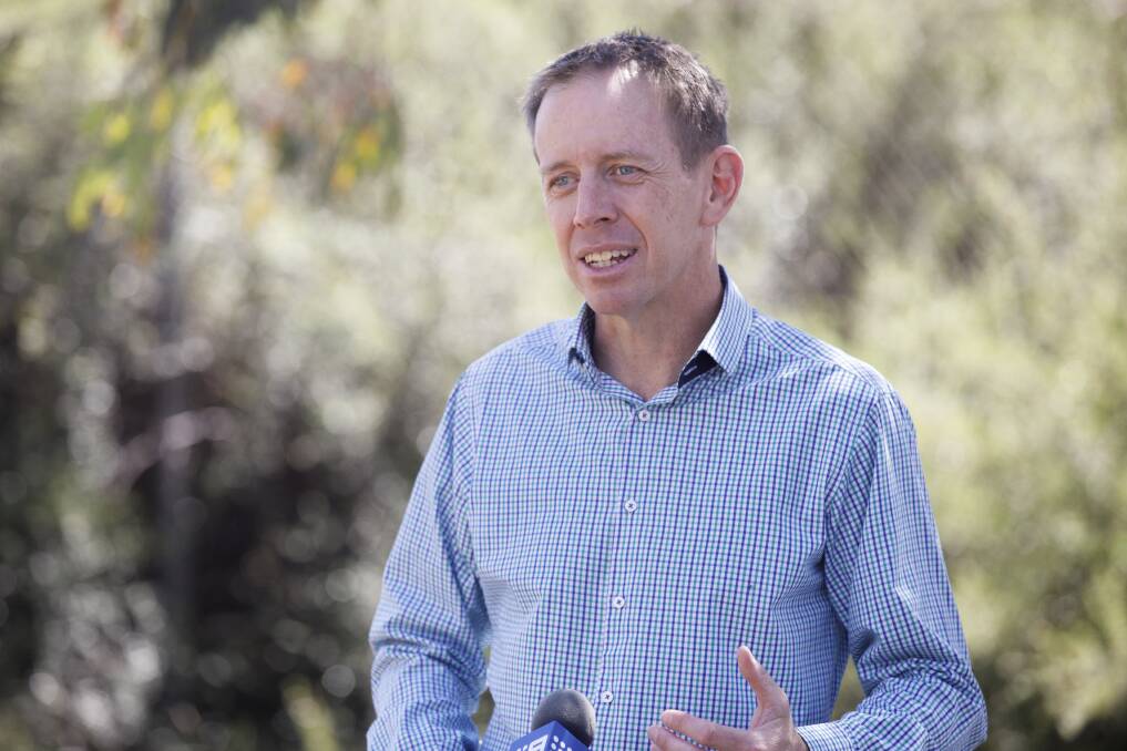 Climate change minister Shane Rattenbury: the ACT will bring its zero net emissions deadline forward after recommendations from the Climate Council.  Photo: Sitthixay Ditthavong