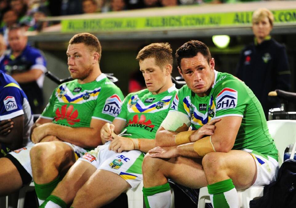 Shannon Boyd (L) and Brett White (R) on the bench together in 2014. Photo: Melissa Adams