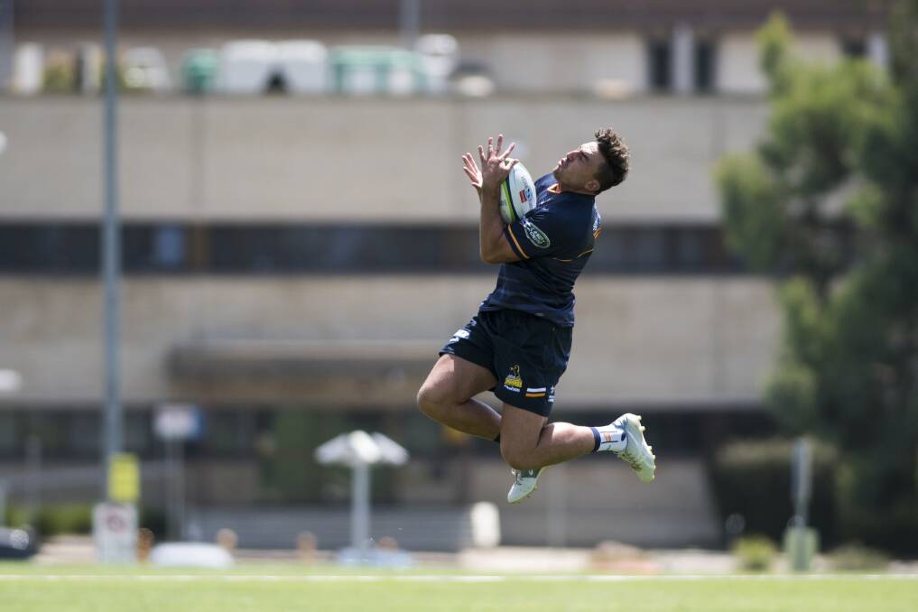 Leap of faith: The Brumbies are backing Tom Banks to be a star of the future. Photo: Dion Georgopoulos