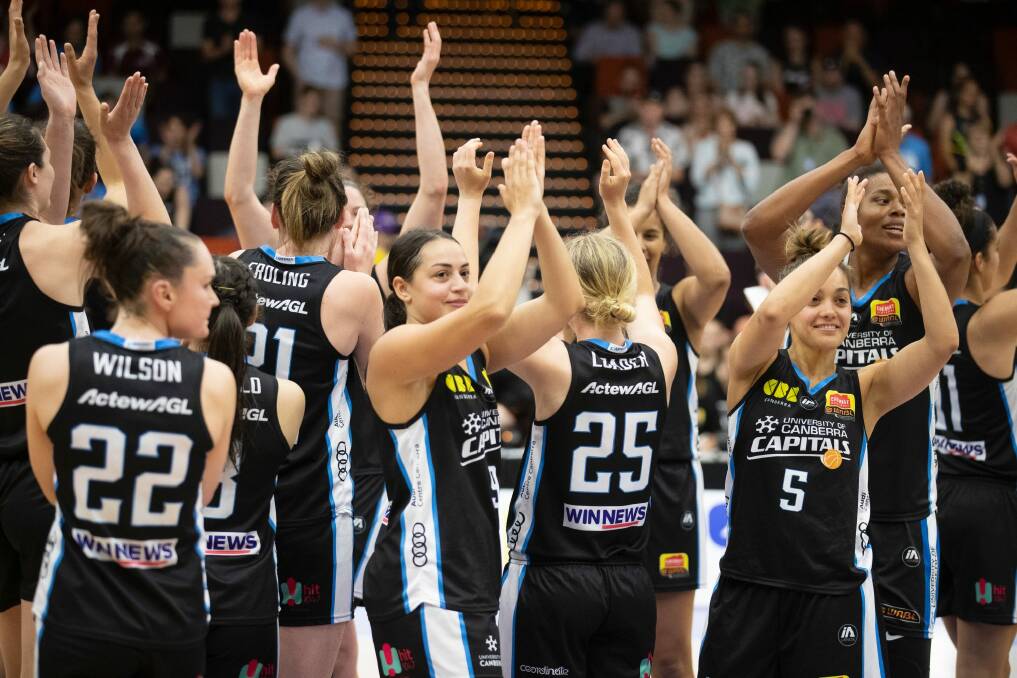 The Canberra Capitals have enjoyed a huge boost in support. Photo: Sitthixay Ditthavong