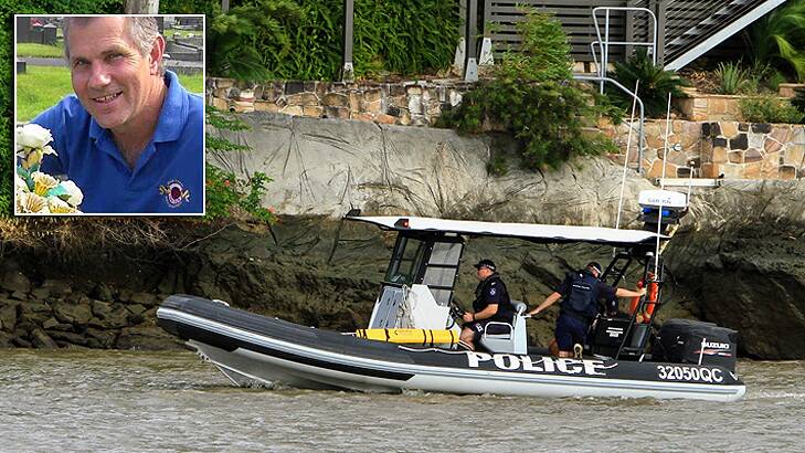 Police continue the search for rower Mark Roome, whose companions found his overturned vessel after they became separated on Wednesday morning. Photo: Jorge Branco (main image); Facebook (inset)