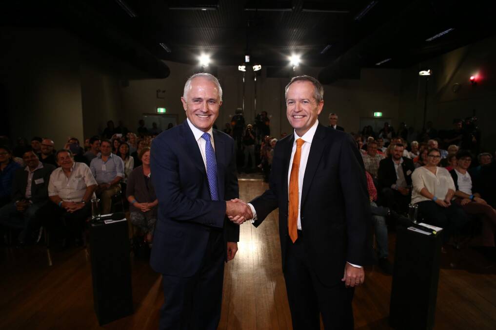 Prime Minister Malcolm Turnbull and Opposition Leader Bill Shorten. Photo: Andrew Meares