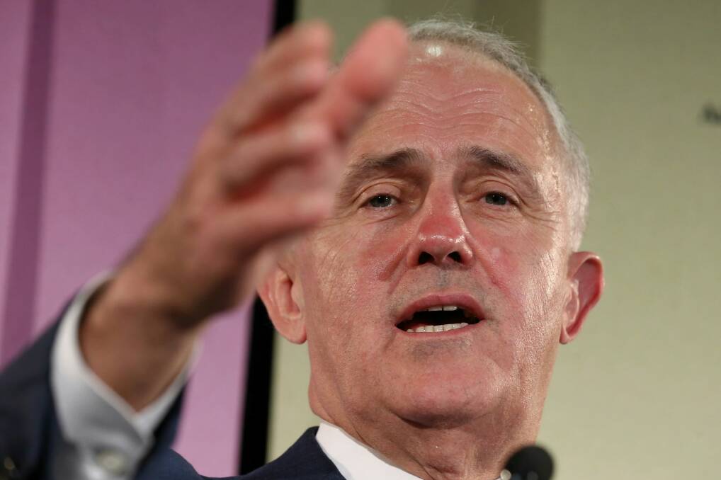 There are claims Malcolm Turnbull was blindsided by the news. Photo: Alex Ellinghausen