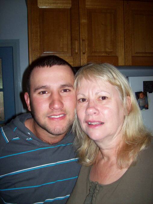 Ben Catanzariti with his mother Kay. Photo: Supplied