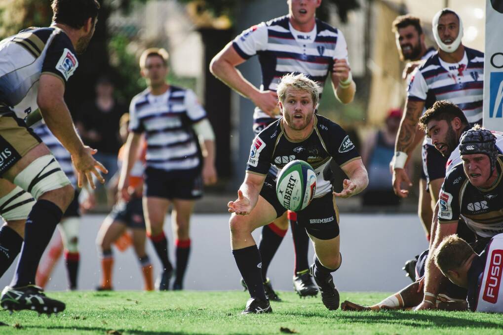 Matt Lucas is in contention for the Brumbies starting team. Photo: Jamila Toderas