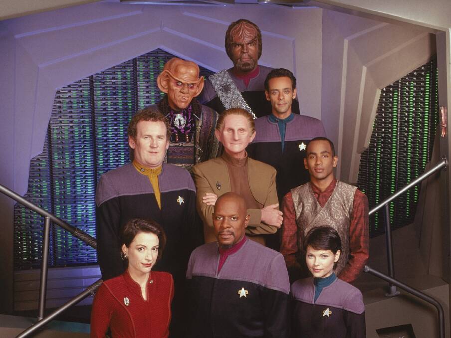 The cast of Star Trek: Deep Space Nine. Photo: CBS
