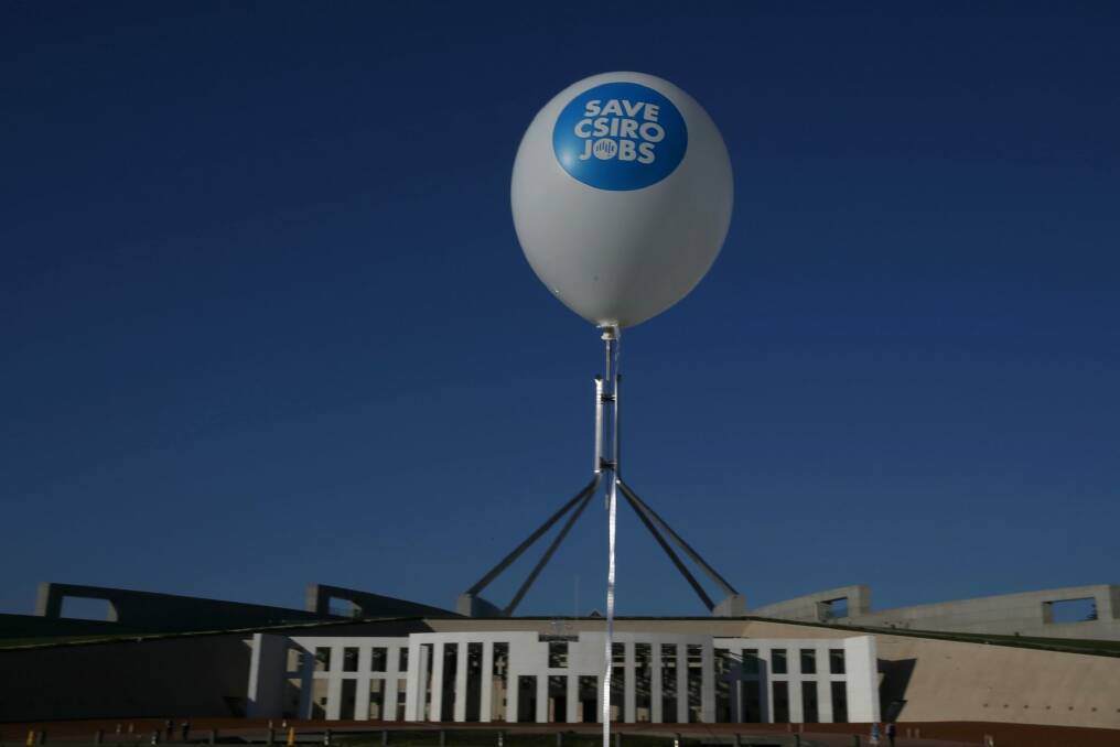 Hundreds of jobs will be cut from the CSIRO over the next two years.  Photo: Alex Ellinghausen