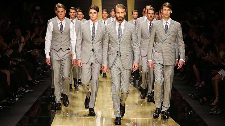 Models showcase designs by Zegna during the 50th Anniversary Wool Awards in Sydney last year. Photo: Getty