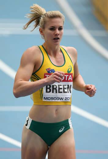 Shocked: Canberra's Melissa Breen. Photo: Getty Images