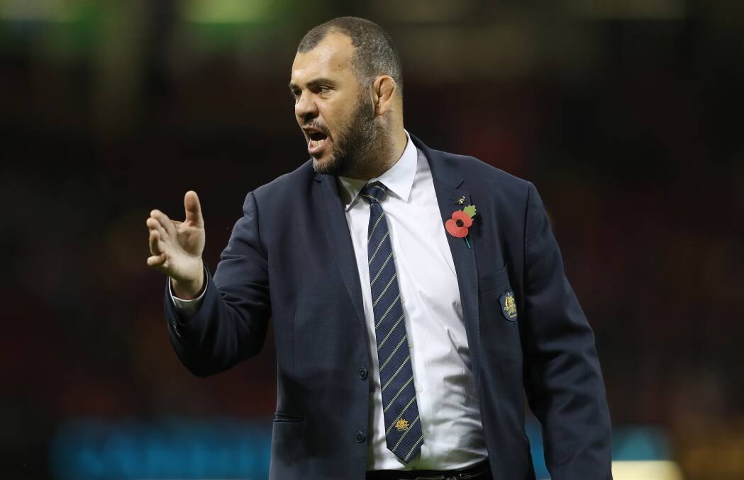 Michael Cheika will be in Canberra next week to discuss his World Cup plans. Photo: PA