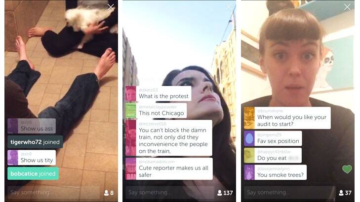 what are these girls doing on periscope