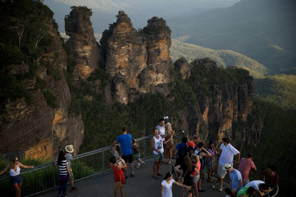 The Three Sisters at Katoomba. Photo: Wolter Peeters