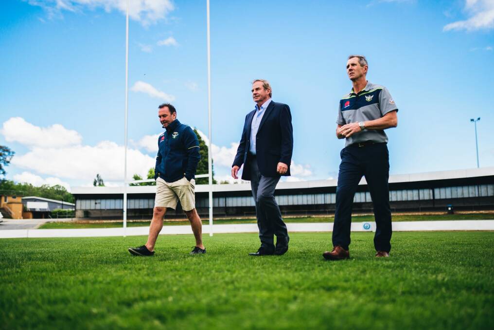 The Raiders are backing the NRL's push to the bush. Photo: Rohan Thomson