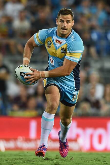 Gold Coast Titans half Aidan Sezer has signed with the Canberra Raiders. Photo: Getty Images