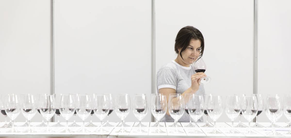 Kayleen Reynolds, at 29, is the youngest member of the judging panel at the National Wine Show. Photo: Sitthixay Ditthavong