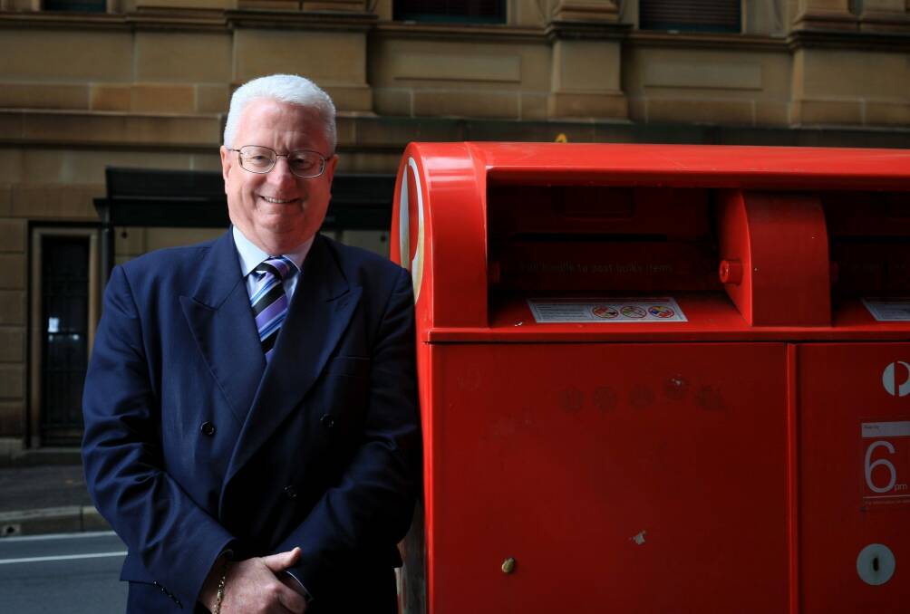 John Stanhope, chair of Australia Post, says he will be sad to see Ahmed Fahour leave as CEO.  Photo: James Alcock 