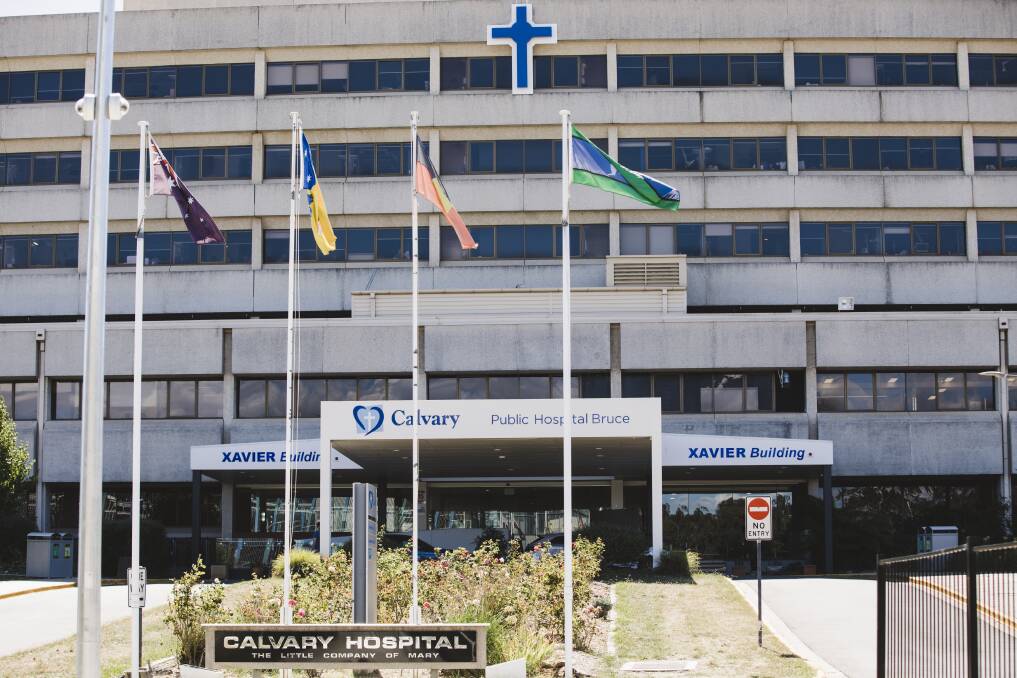 Calvary Hospital is set to receive $15 million. Photo: Jamila Toderas