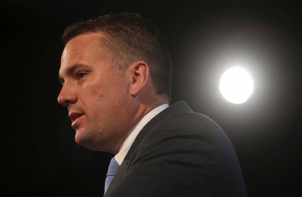 Assistant Infrastructure Minister Jamie Briggs has weighed in on the light rail debate on the side of the Labor government. Photo: Rob Homer