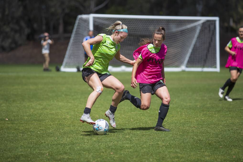 Ellie Carpenter will be a linchpin for Canberra United this season. Photo: Sitthixay Ditthavong