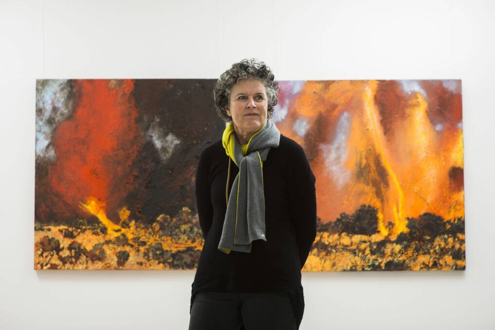 Mandy Martin raises burning issues in <i>A Change in the Weather</i>. Photo: Rohan Thomson