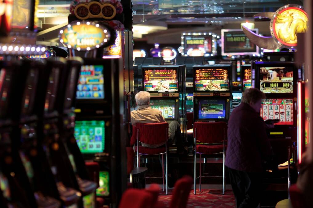 Poker machines: An investigation has found ACT clubs are bypassing ATM withdrawal limits by installing eftpos machines. Photo: Quentin Jones