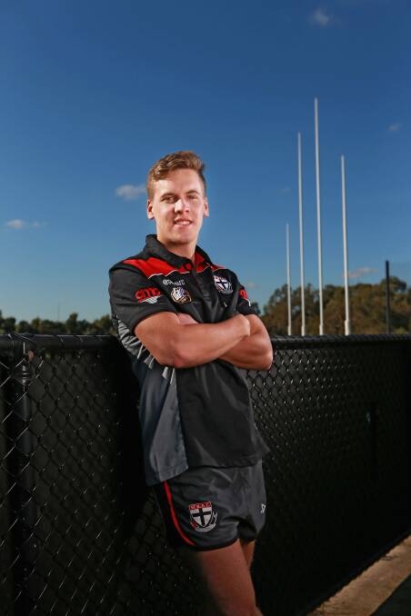 Difficult: Jack Lonie says his pre-season training has ramped up this year. Photo: Wayne Taylor