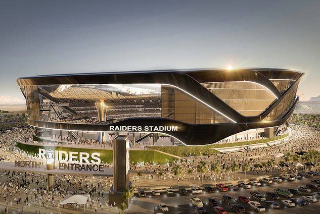 An artist impression of Raiders Stadium in Las Vegas. Photo: Supplied