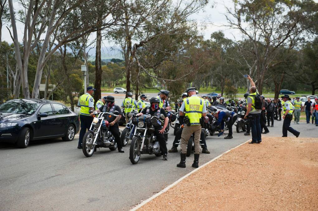 Mick Gentleman said there was no indication the ACT's lack of anti-consorting laws was attracting bikie gangs from elsewhere in Australia Photo: Jay Cronan