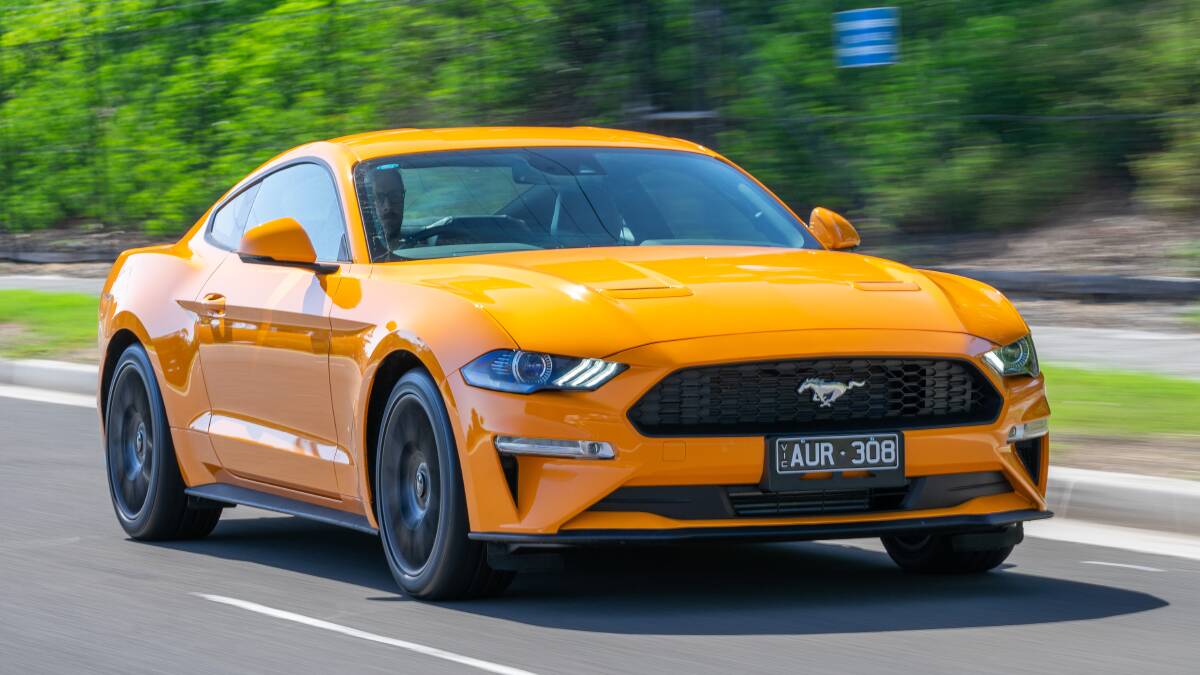 Using a Spotify-style subscription, people could be cruising down the highway in a Mustang. Photo: Supplied