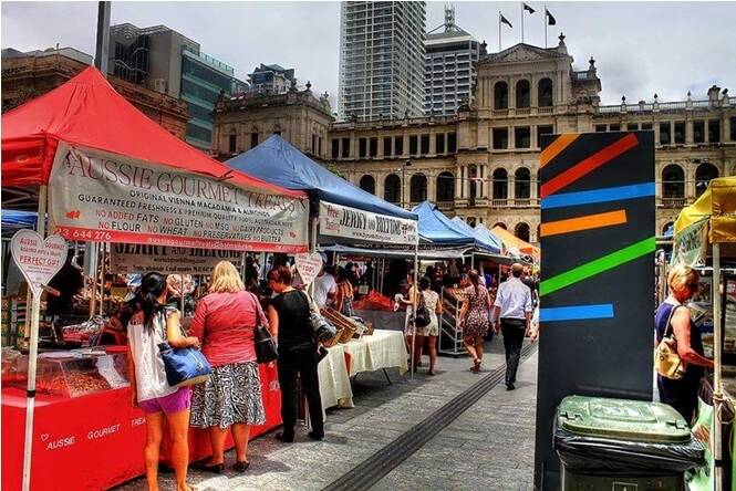 Jan Powers Farmers Markets have been running weekly in Brisbane CBD since 2009. Photo: Supplied