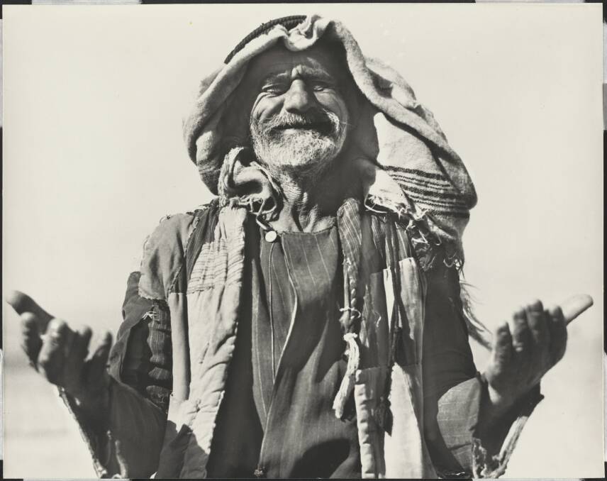Frank Hurley, <i>Study of a local tribesman, Middle East, between 1939 and 1945</i> (detail). Photo: Supplied