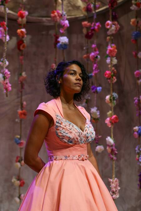 Zahra Newman stars in Bell Shakespeare's As You Like It at Canberra Theatre. Photo: Dallas Kilponen