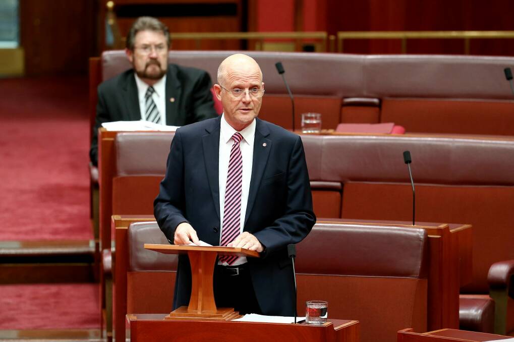 Senator David Leyonhjelm is often described as an "ultra-libertarian". Photo: Alex Ellinghausen