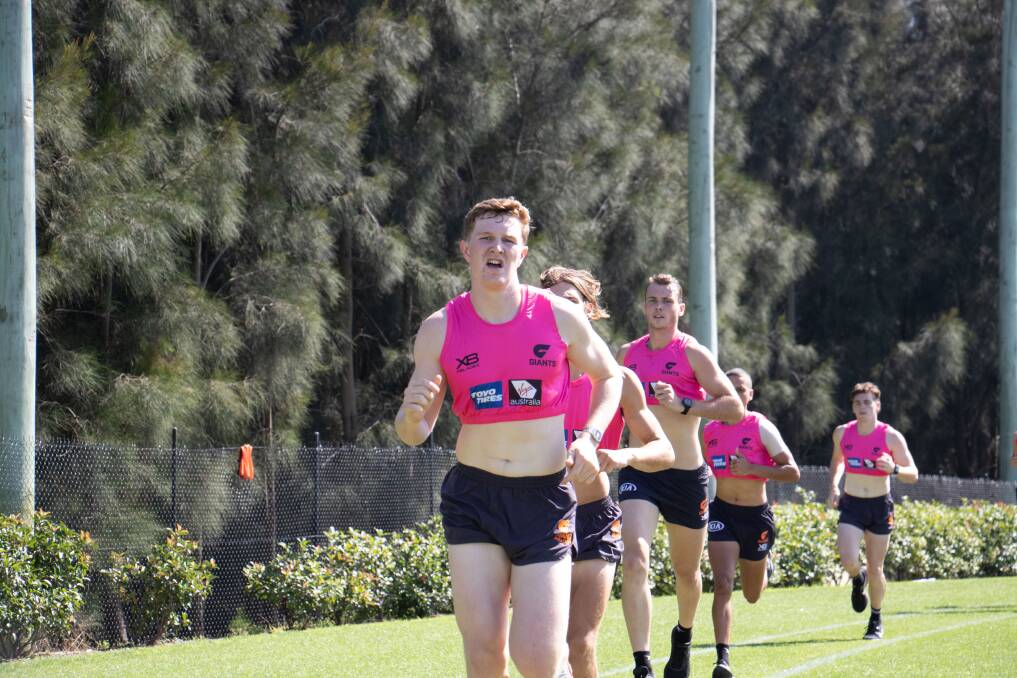 Canberra product Tom Green has been training with the GWS Giants. Photo: GWS Giants Media