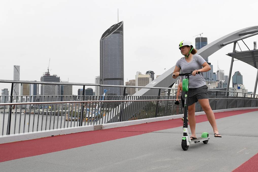 Superintendent David Johnson said police were supportive of the Lime scooter trial.  Photo: AAP
