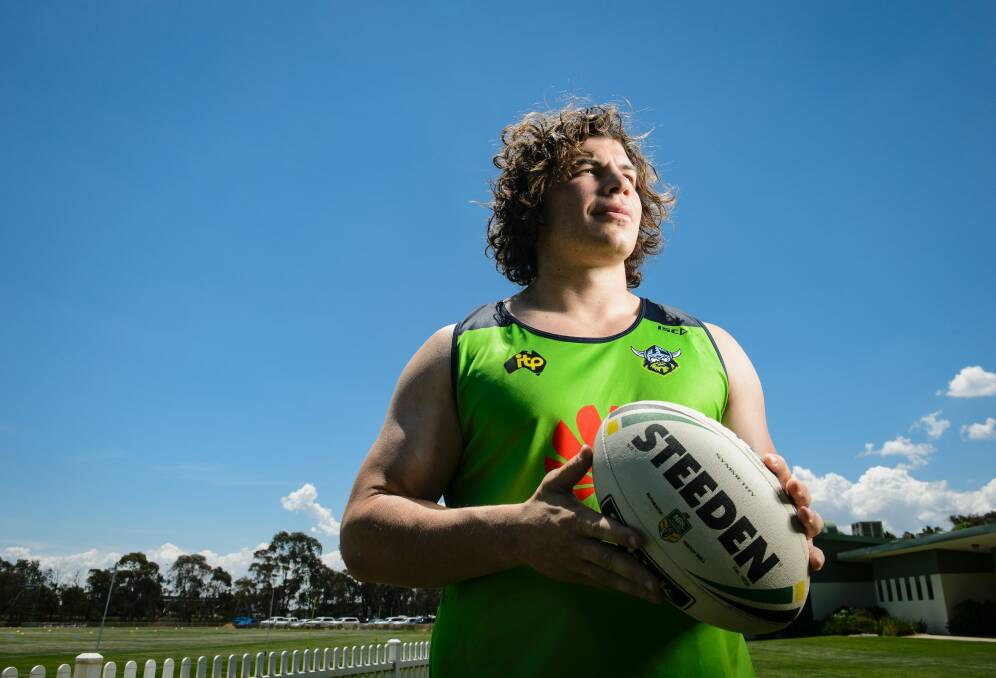 Canberra Raiders recruit Charlie Gubb. Photo: Sitthixay Ditthavong