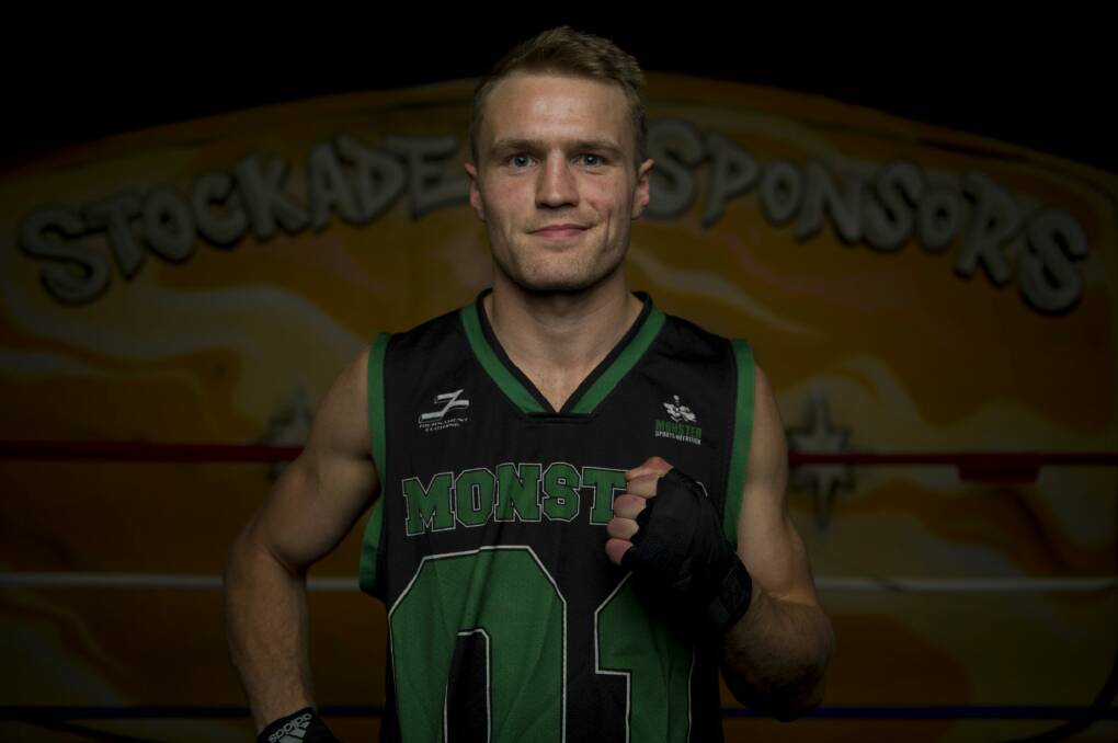Canberra boxer Dave Toussaint will face New Zealand's Jordan Tai for the ANBF Australasian Super Middleweight Boxing Title on Friday night. Photo: Jay Cronan