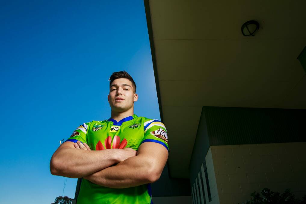 Canberra Raiders speedster Nick Cotric. Photo: Sitthixay Ditthavong