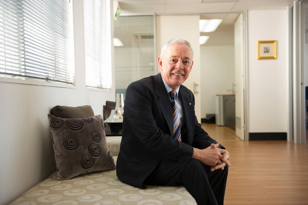Bob Day in his Adelaide office.  Photo: David Mariuz