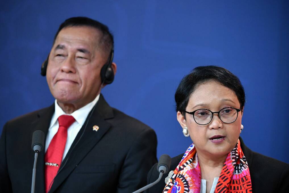 Indonesian Foreign Minister Retno Marsudi. Photo: Joel Carrett