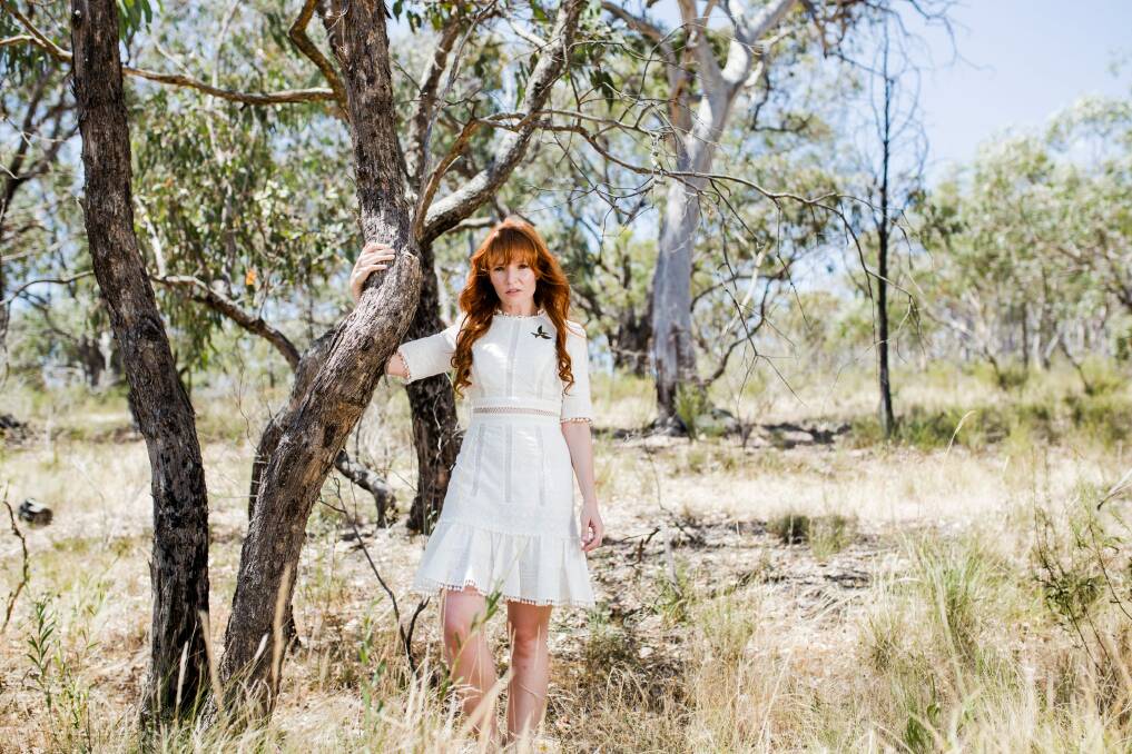 A former student at Canberra Girls Grammar and Radford College, Stef Dawson (visiting her beloved Farrer Ridge recently), hopes to inspire other young people with big dreams. Photo: Jamila Toderas