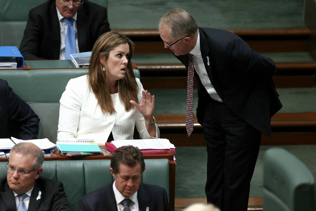 Peta Credlin was Malcolm Turnbull's chief of staff when he was Opposition Leader. Photo: Alex Ellinghausen