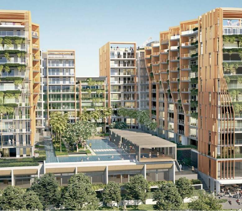 A 12-storey u-shaped residential tower was proposed. Photo: Supplied