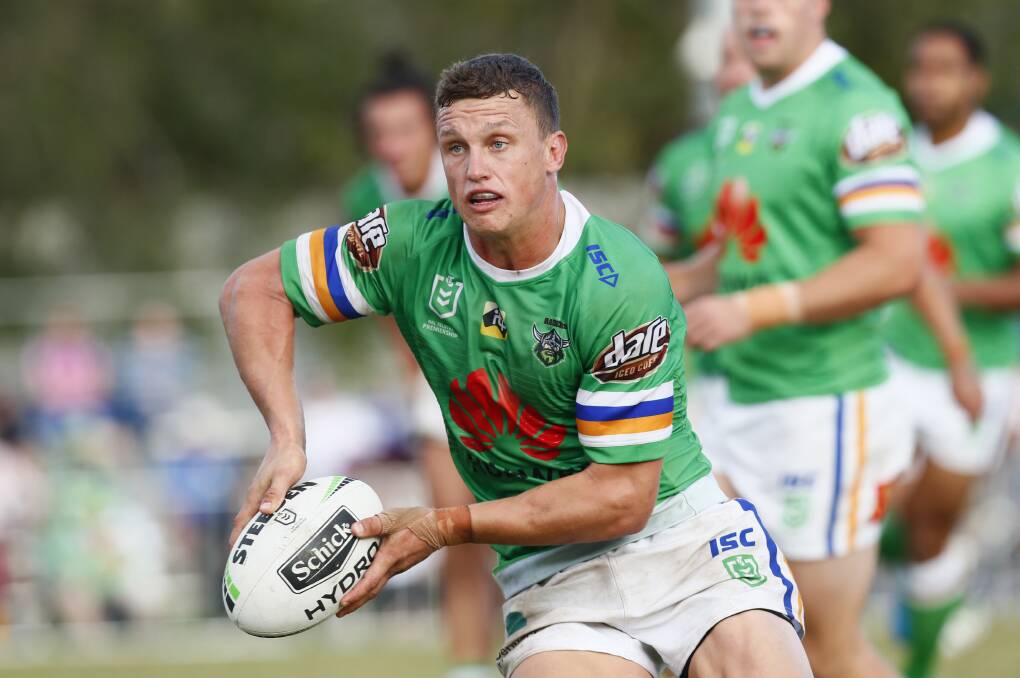 Jack Wighton is moving into the first line of defence. Photo: NRL Imagery