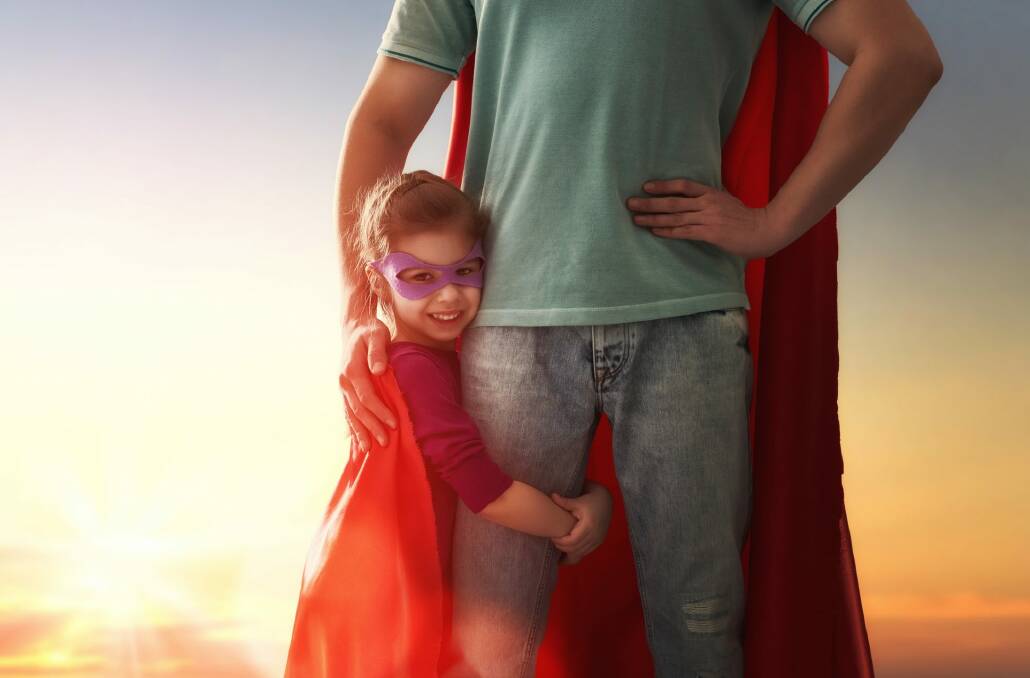 Here's to all the super dads out there.  Photo: Supplied 