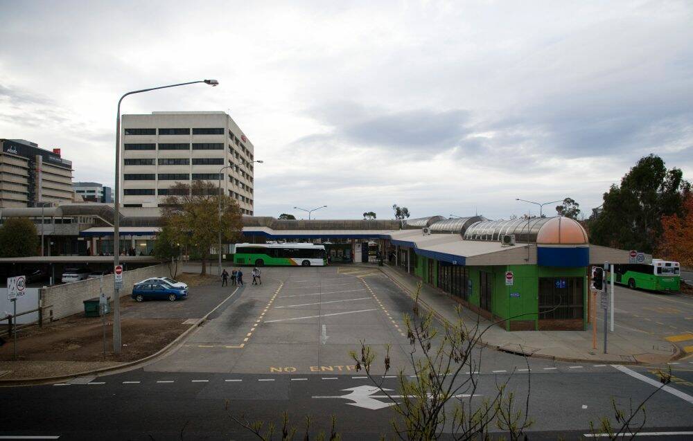 Several platforms of the Woden bus interchange will be temporarily closed while urgent maintenance is carried out.  Photo: Elesa Kurtz