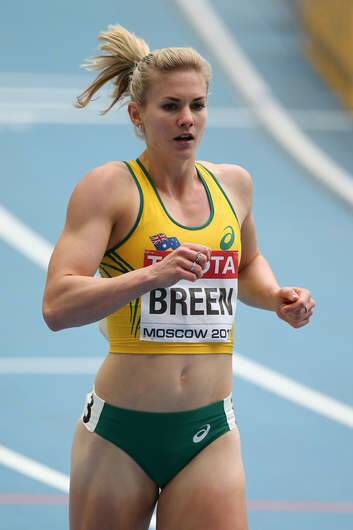 Canberra sprinter Melissa Breen in action at the London Olympics. Photo: Christian Petersen