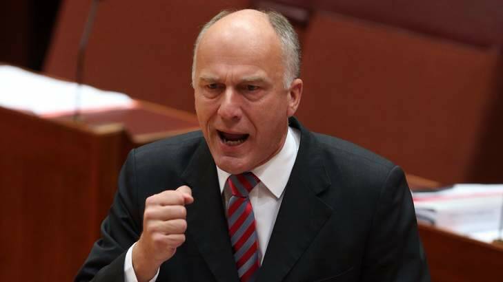"Eric Abetz had the chance to clean up this mess and he fluffed it." Photo: Andrew Meares